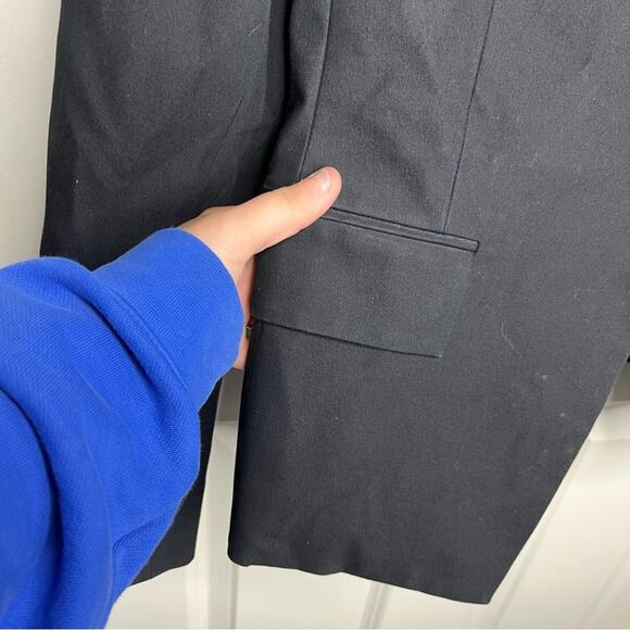 Theory Black Brince Approach Structured Blazer Jacket Size 2 - Picture 5 of 10